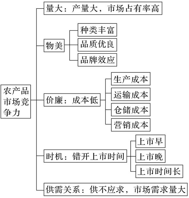 二轮微专题22 市场竞争力不朽情缘2025高考地理(图4)